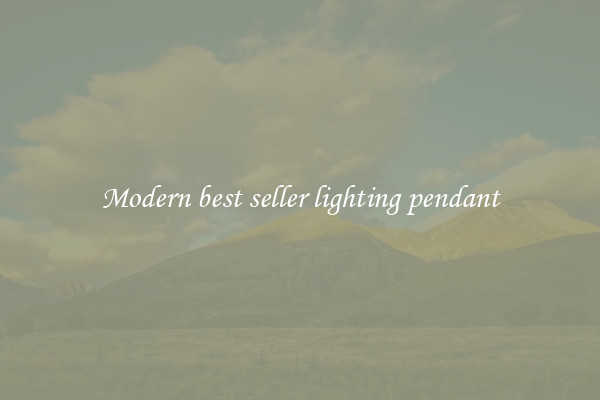Modern best seller lighting pendant