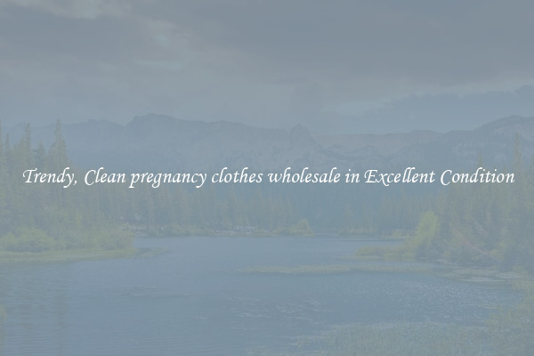 Trendy, Clean pregnancy clothes wholesale in Excellent Condition