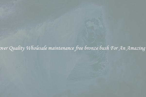 Discover Quality Wholesale maintenance free bronze bush For An Amazing Price