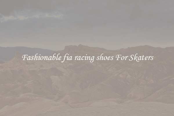 Fashionable fia racing shoes For Skaters