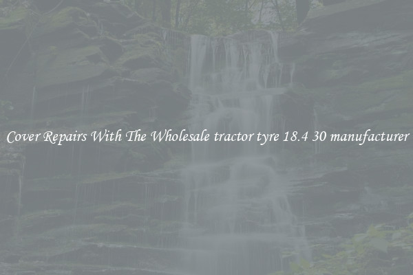  Cover Repairs With The Wholesale tractor tyre 18.4 30 manufacturer 