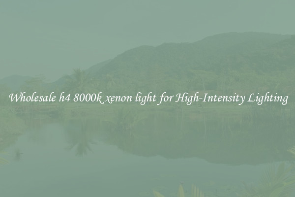 Wholesale h4 8000k xenon light for High-Intensity Lighting
