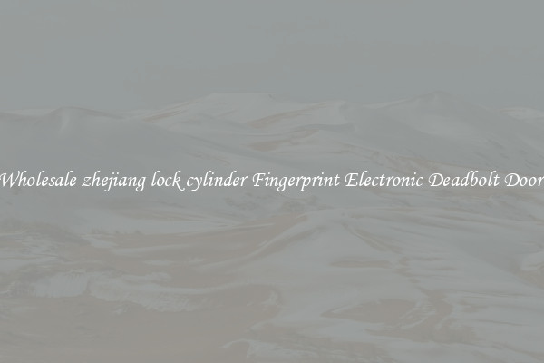 Wholesale zhejiang lock cylinder Fingerprint Electronic Deadbolt Door 