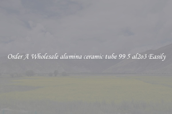 Order A Wholesale alumina ceramic tube 99 5 al2o3 Easily