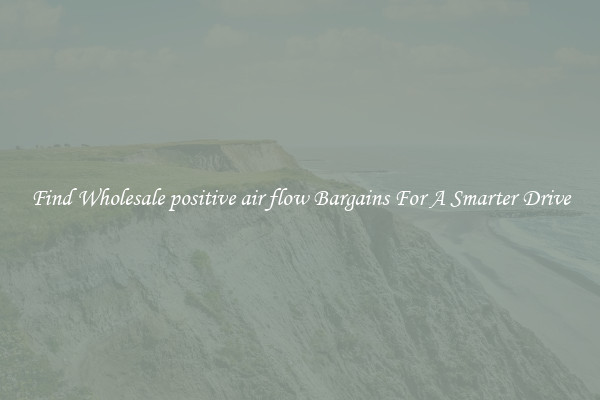 Find Wholesale positive air flow Bargains For A Smarter Drive